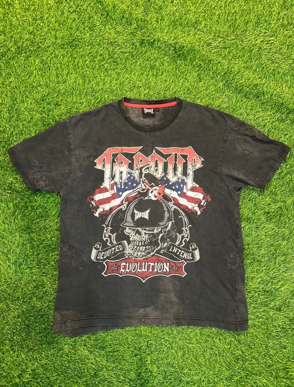 Tapout Graphic T-Shirt Size L Black Evolution MMA